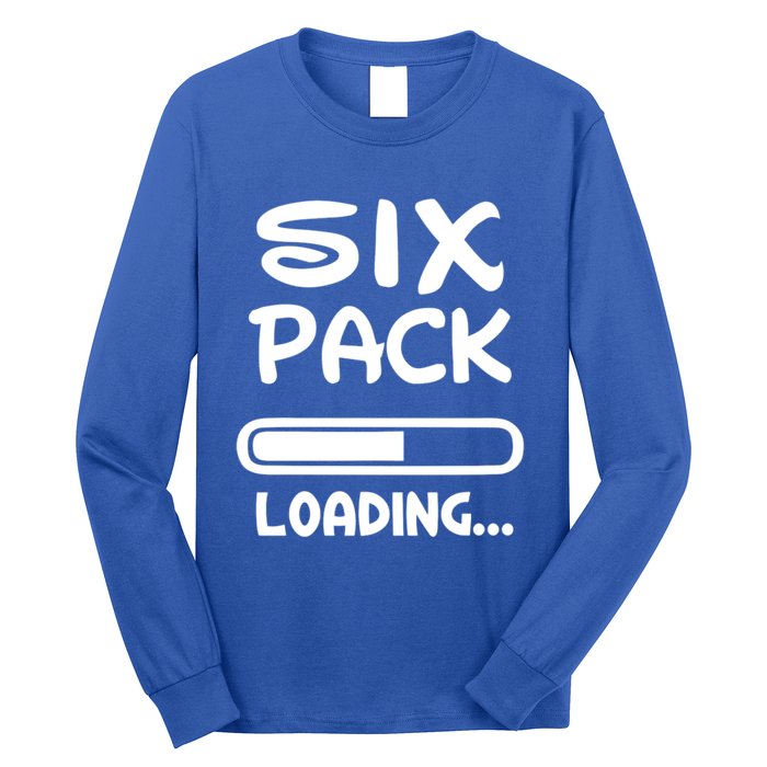 Six Pack Loading Bar Gift Long Sleeve Shirt