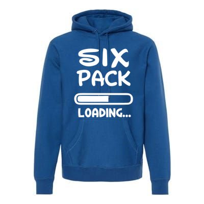 Six Pack Loading Bar Gift Premium Hoodie