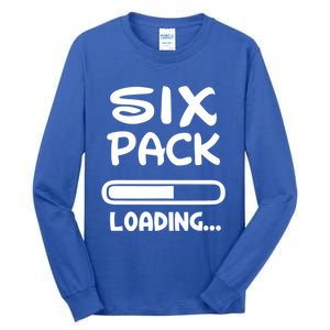 Six Pack Loading Bar Gift Tall Long Sleeve T-Shirt