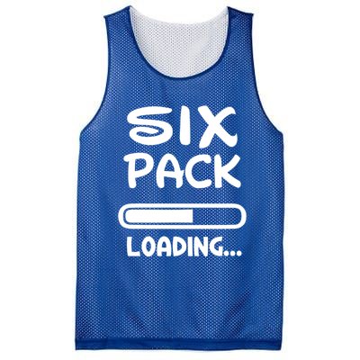 Six Pack Loading Bar Gift Mesh Reversible Basketball Jersey Tank