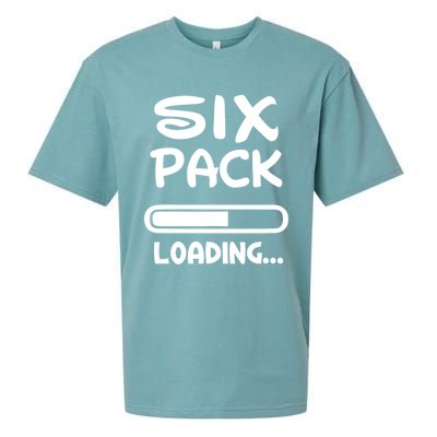 Six Pack Loading Bar Gift Sueded Cloud Jersey T-Shirt