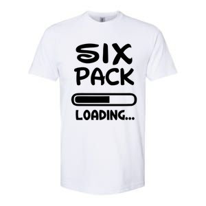 Six Pack Loading Bar Gift Softstyle CVC T-Shirt