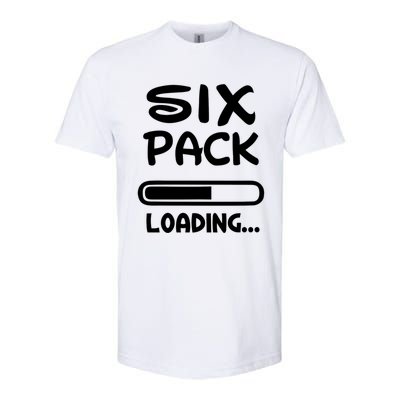 Six Pack Loading Bar Gift Softstyle CVC T-Shirt