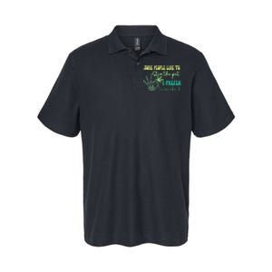 Some People Like To Stir The Pot I Prefer To Smoke It Marijuana Weed 420 Days Softstyle Adult Sport Polo