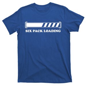 Six Pack Loading Funny Gift For Gym Weights Fitness Bodybuilder Gift T-Shirt