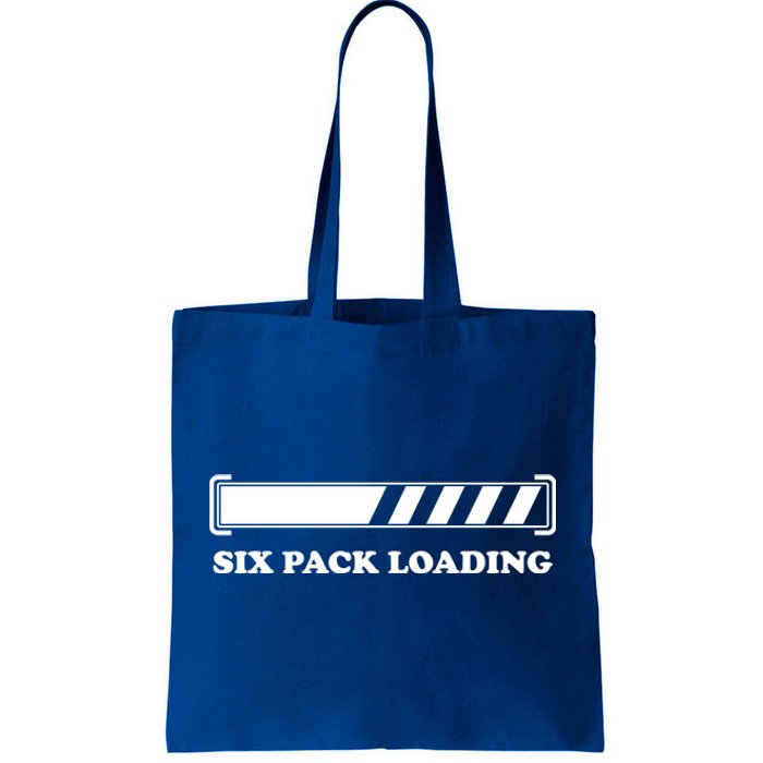 Six Pack Loading Funny Gift For Gym Weights Fitness Bodybuilder Gift Tote Bag