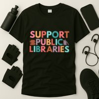 Support Public Libraries Bookworm Book Lover T-Shirt