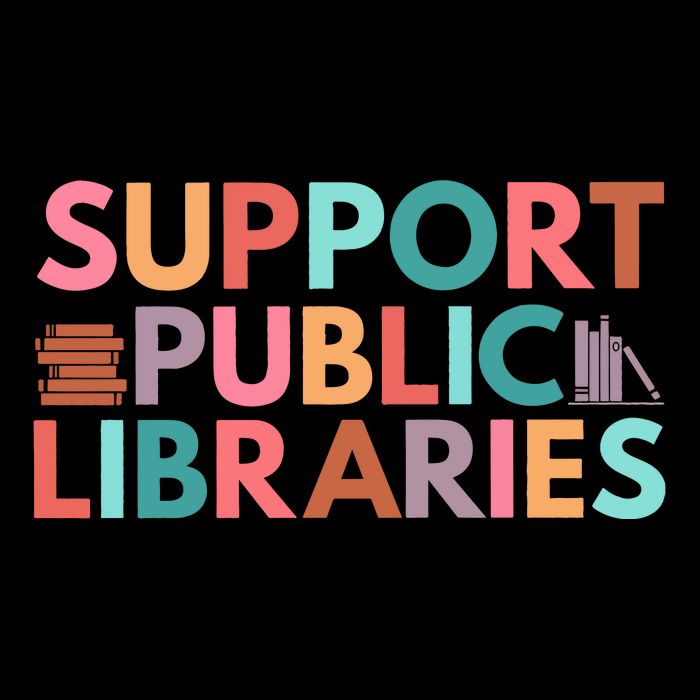 Support Public Libraries Bookworm Book Lover T-Shirt