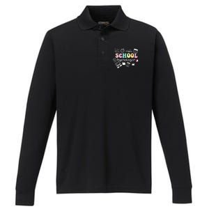 School Psychologist Life Back To School Team Performance Long Sleeve Polo