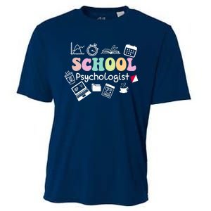 School Psychologist Life Back To School Team Cooling Performance Crew T-Shirt