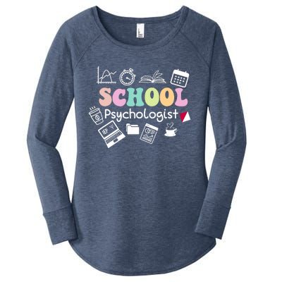 School Psychologist Life Back To School Team Women's Perfect Tri Tunic Long Sleeve Shirt