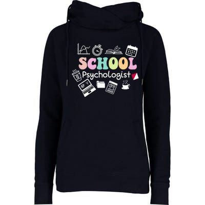 School Psychologist Life Back To School Team Womens Funnel Neck Pullover Hood