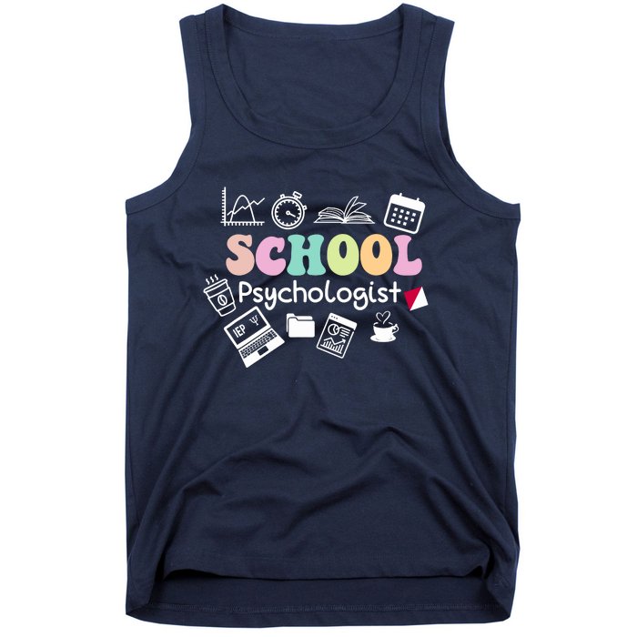 School Psychologist Life Back To School Team Tank Top