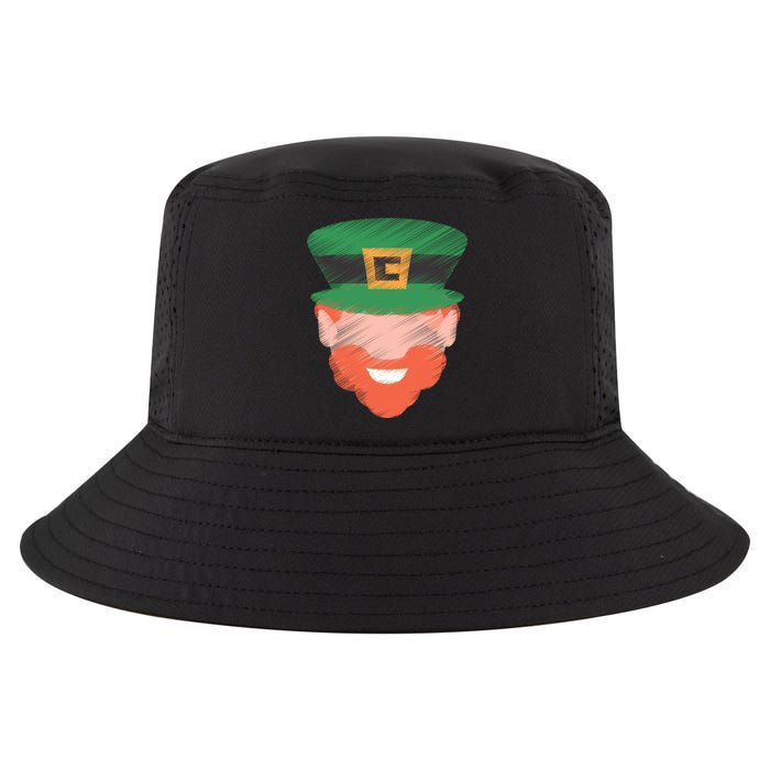 St Patrick Leprechaun Head Cool Comfort Performance Bucket Hat