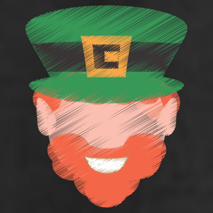 St Patrick Leprechaun Head Cool Comfort Performance Bucket Hat