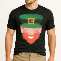 St Patrick Leprechaun Head Cooling Performance Crew T-Shirt
