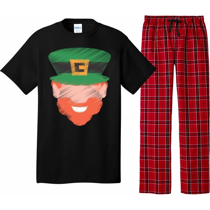 St Patrick Leprechaun Head Pajama Set