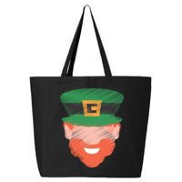 St Patrick Leprechaun Head 25L Jumbo Tote