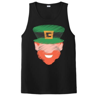 St Patrick Leprechaun Head PosiCharge Competitor Tank