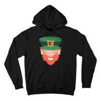 St Patrick Leprechaun Head Tall Hoodie