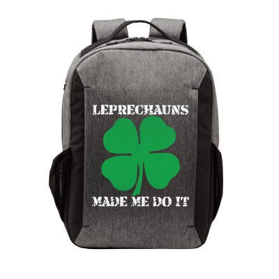 St Patrick Leprechauns Made Me Do It Outfit Gift Vector Backpack