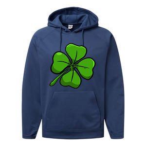 St Patrick's Lucky Day Funny Luck Love Cool Gift Performance Fleece Hoodie