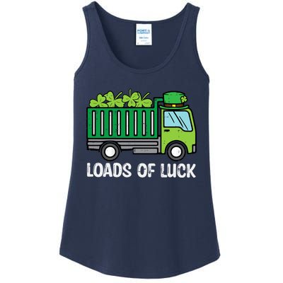 St Patricks Loads Of Luck Dump Truck Paddys Day Boy Ladies Essential Tank