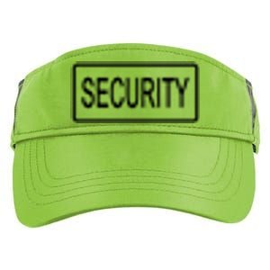 Security Pocket Logo Back And Front Adult Drive Performance Visor