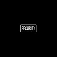 Security Pocket Logo Back And Front Drawstring Bag