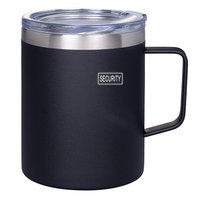 Security Pocket Logo Back And Front 12oz Stainless Steel Coffee Mug
