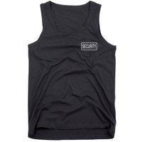 Security Pocket Logo Back And Front Tank Top