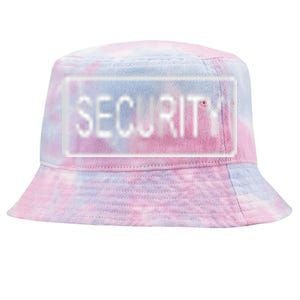 Security Pocket Logo Back And Front Tie-Dyed Bucket Hat