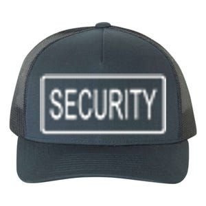 Security Pocket Logo Back And Front Yupoong Adult 5-Panel Trucker Hat