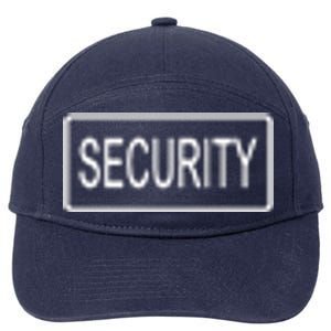 Security Pocket Logo Back And Front 7-Panel Snapback Hat