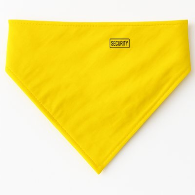 Security Pocket Logo Back And Front USA-Made Doggie Bandana