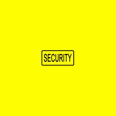 Security Pocket Logo Back And Front T-Shirt