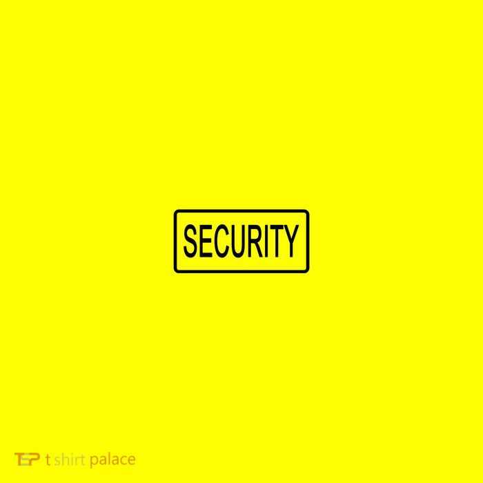 Security Pocket Logo Back And Front Button