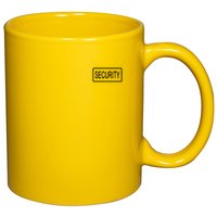 Security Pocket Logo Back And Front 11oz C Handle Ceramic Mug