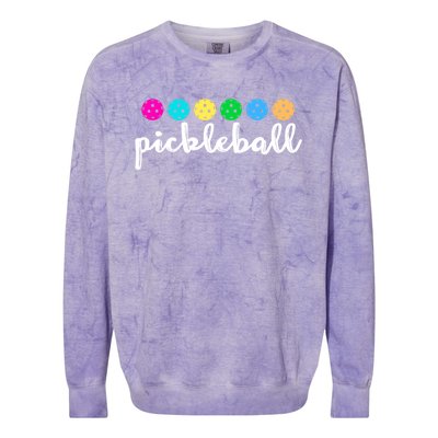 S Pickleball Lovers Cute Cool Gift Colorblast Crewneck Sweatshirt