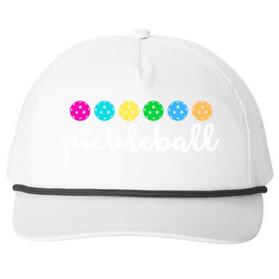 S Pickleball Lovers Cute Cool Gift Snapback Five-Panel Rope Hat