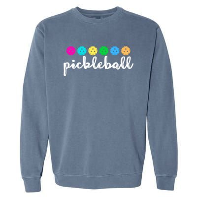 S Pickleball Lovers Cute Cool Gift Garment-Dyed Sweatshirt