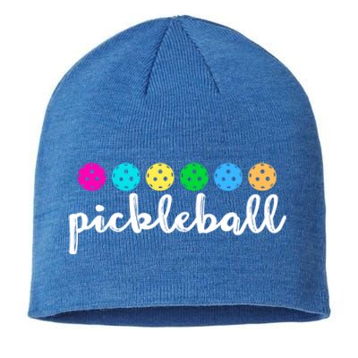 S Pickleball Lovers Cute Cool Gift Sustainable Beanie