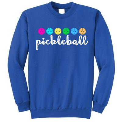 S Pickleball Lovers Cute Cool Gift Tall Sweatshirt