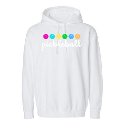 S Pickleball Lovers Cute Cool Gift Garment-Dyed Fleece Hoodie