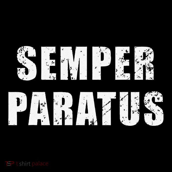 Semper Paratus Latin Phrase Meaning Always Ready Stripe Pom Pom Beanie