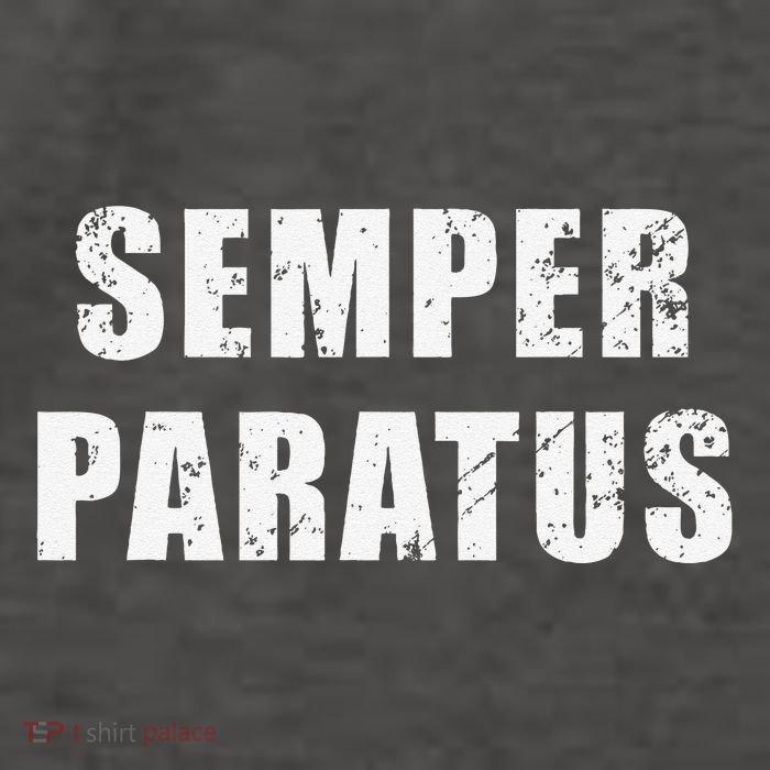 Semper Paratus Latin Phrase Meaning Always Ready Vector Backpack