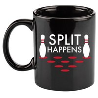 Splits Happen 11oz C Handle Ceramic Mug