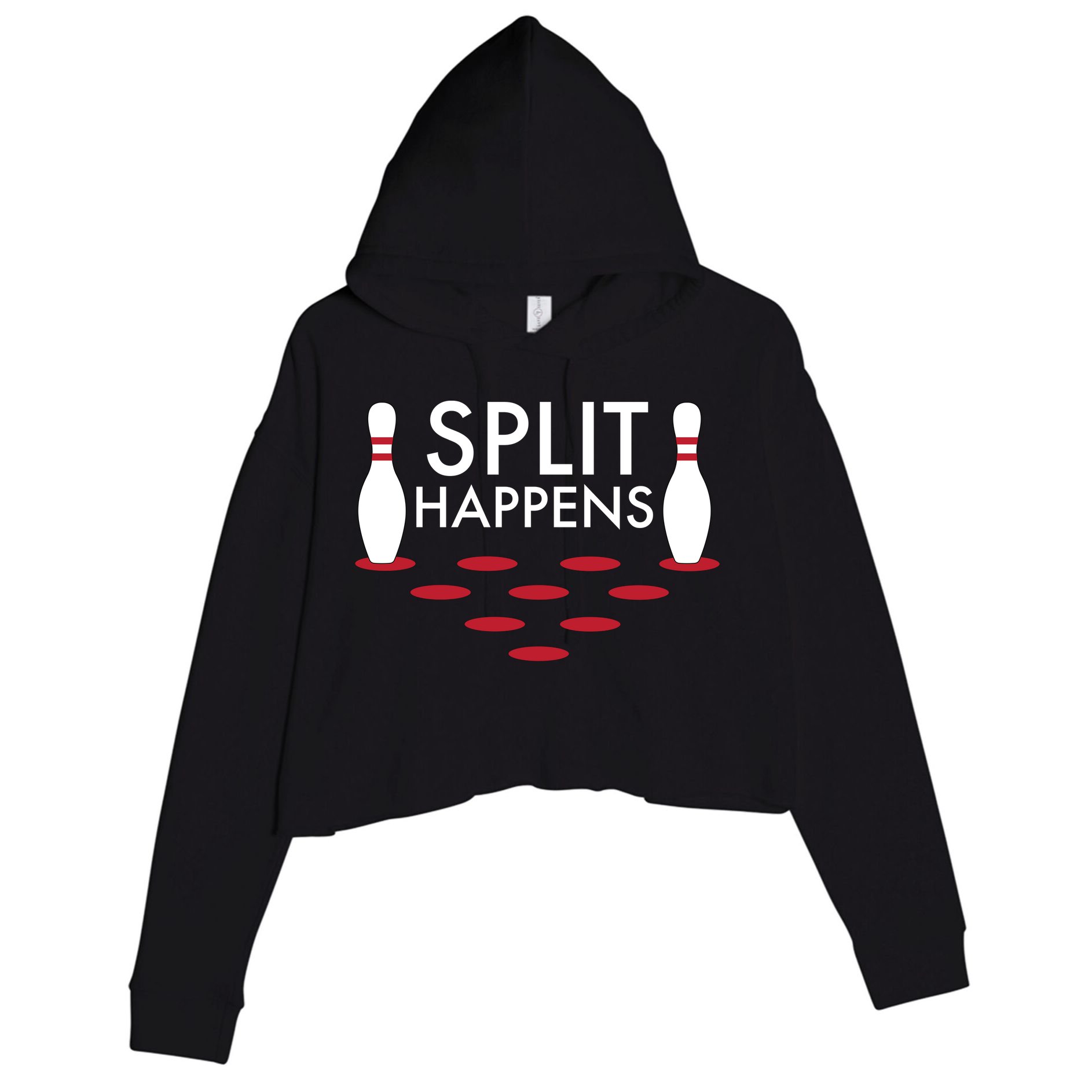 Splits Happen Crop Fleece Hoodie