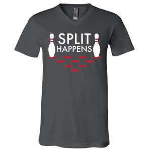 Splits Happen V-Neck T-Shirt