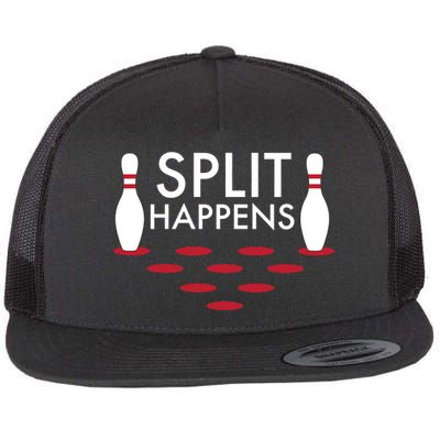 Splits Happen Flat Bill Trucker Hat